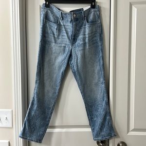 WHBM High Rise Straight Jean